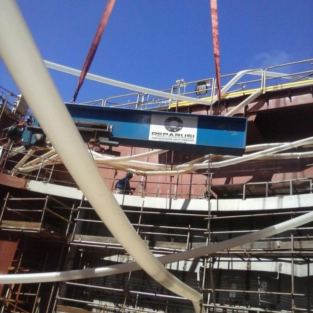 Faceamento de flanges